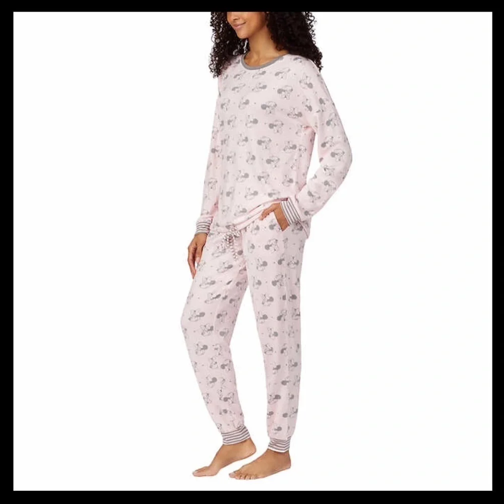 DISNEY Minnie Mouse Lounge Set Pink Pajamas - Picture 3 of 7